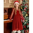 thumbnail image 5 of Arshiner Girls Dresses Fall Long Sleeve Church Funeral High Low Dresses Black Size 10-12, 5 of 10