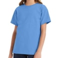 thumbnail image 5 of Hanes - Youth T Shirts, Unisex Tee | Ribbed Crewneck Tee, Short Sleeves Shirts | Assorted Colors, Pre-shrunk -100% cotton, 5 oz | 6 Pack, Size: XS, 5 of 6