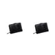 thumbnail image 4 of Qarigey Cartera de cuero plegable para banquetes, monedero para viajar con tarjetero de débito Negro 2Conjunto, 4 of 6