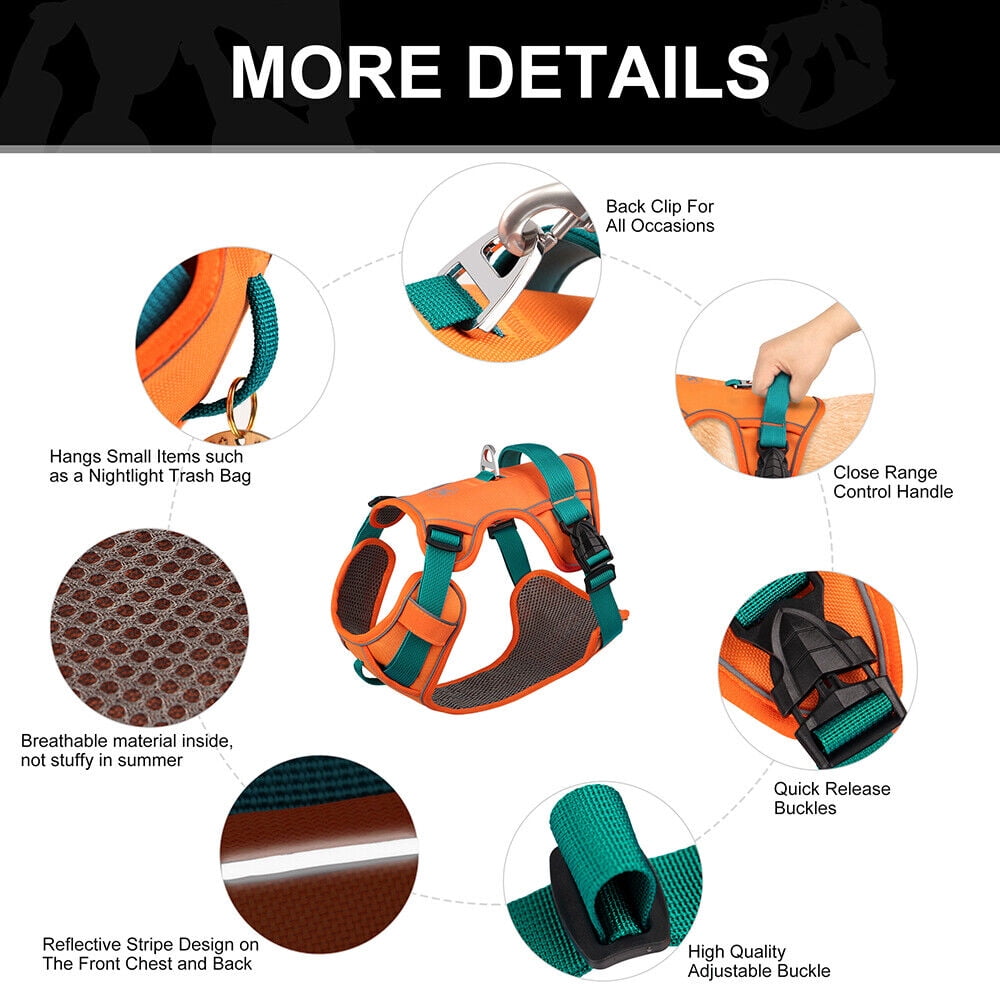 Pet Artist Reflective Non Pull Dog Harness Adjustable Pet Vest S/M/L for Beagle Rottweiler