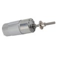 thumbnail image 5 of DC Geared Motor Aluminum Alloy Shell Brass Coil CW CCW Gear Motor with Flange DC12V M6 600RPM, 5 of 5