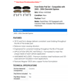 thumbnail image 2 of Front Brake Pad Set - Compatible with 2005 - 2006 Chevy Equinox, 2 of 2