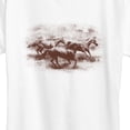 thumbnail image 3 of Instant Message - Horses Running Short Sleeve Graphic T-Shirt, 3 of 6