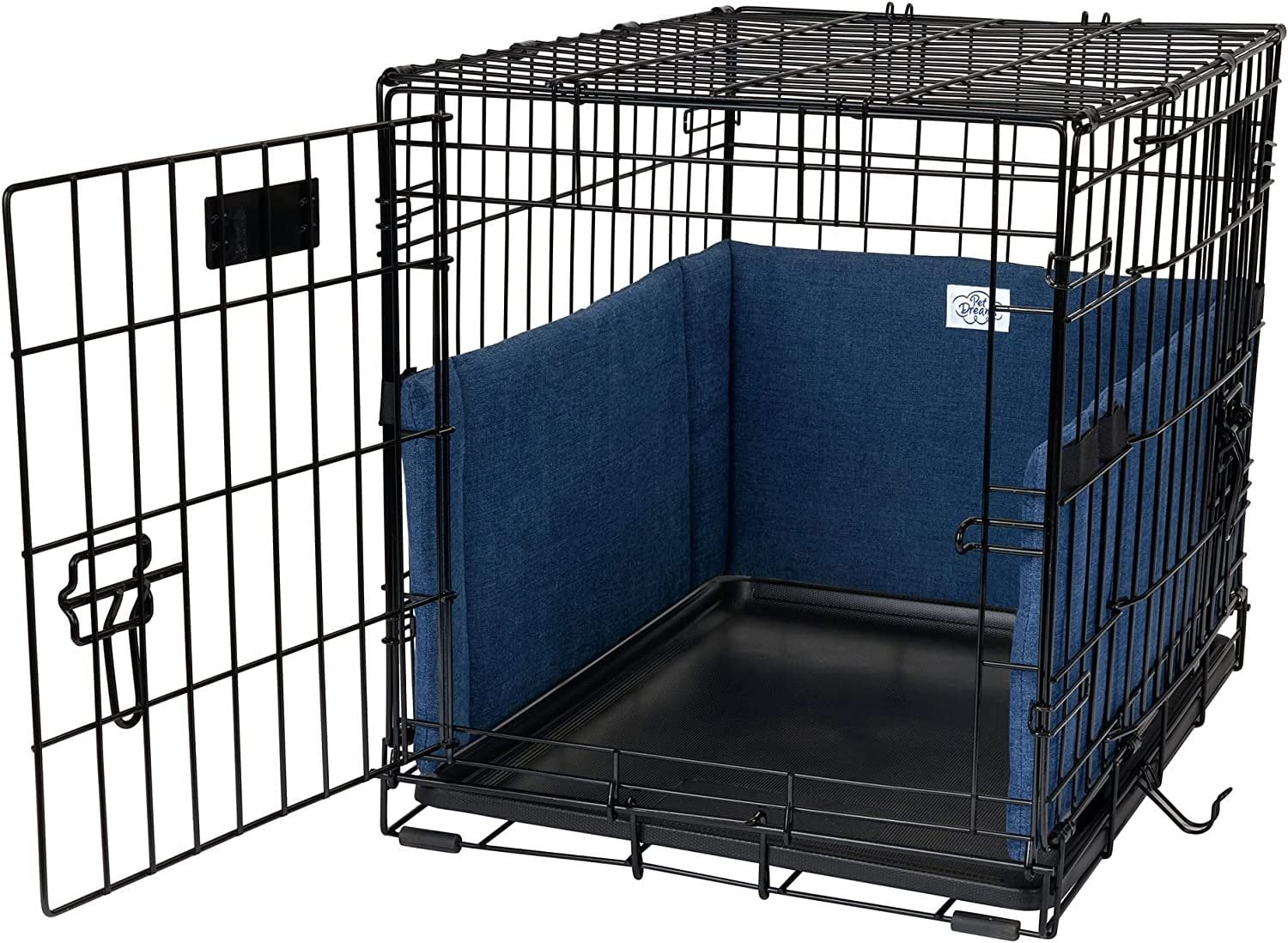 Pet Dreams Dog Crate Bumper for Single/Double Door Dog Crate, Dog