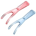 thumbnail image 3 of 2pcs Soporte de hilo dental Soporte de hilo dental Carrete plano Carrete plano Rejilla de reemplazo de hilo dental (Rosa + Azul), 3 of 7