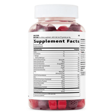 GNC Women's Multivitamin Gummy Supplement | Daily Vitamin | Mixed Berry Flavor | 120 Gummies