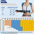 thumbnail image 4 of Posture Corrector for Men & Women, Adjustable Back Brace for Upper Back & Shoulder Support, Pain Relief & Better Posture, Extra Large (39-50 inches), 4 of 4