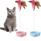 thumbnail image 2 of Cat Toys For Indoor Cats, Interactive Cat Toy With Feather, Silicone Collar With Small Bell, Self-employment Cat Toys, Silicone Collar Cat Teaser Stic, 2 of 3