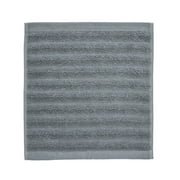 Mainstays Performance Cotton Washcloth, Super Soft Quick Dry Fade Resistant, Textured Grey