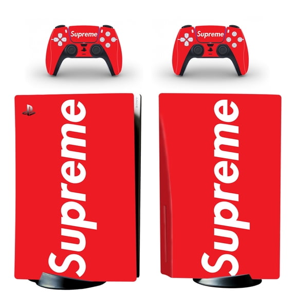 Full Body Vinyl Skin Stickers for PS5 Disc Edition Console and Controllers