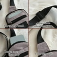 thumbnail image 6 of Ovzne Minimalist Chest Bag – Lightweight Crossbody Sling For Travel, Commuting Everyday Carry, 6 of 6