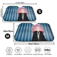 thumbnail image 3 of Kdxio Dog in Hairdresser Print Windshield Sun Shade,UV Rays and Sun Heat Protection,Sunshade for Car Windshield,Car Shade Front Windshield -, 3 of 6