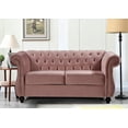 thumbnail image 2 of Uspridefurniture Fender 2Pcs Living Room Set, Pink, 2 of 5