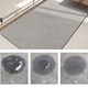 thumbnail image 5 of Alfombra de baño, 1 unidad, 40 x 60 cm, de tierra de diatomeas, antideslizante, de secado rápido, absorbente, lavable, para ducha, bañera, lavabo y entrada (gris)., 5 of 7