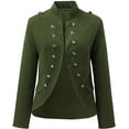 thumbnail image 2 of Jackets For Women Autumn Winter Woolen Button Blazer Fashion Long Sleeve Ladies Suit Coats, 2 of 4