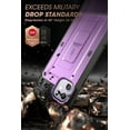thumbnail image 2 of SUPCASE Unicorn Beetle Pro Series Case Designed for iPhone 11 6.1 Inch (2019 Release), Built-In Screen Protector Full-Body Rugged Holster Case (MetallicPurple), 2 of 8