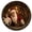 decorative floor mats #266, variant on Santa Claus 3D Illusion Brick Tunnel Round Area Rug Holiday Christmas Floor Carpet Non-Slip Decorative Circular Mat for Living Room