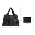 thumbnail image 2 of Wrapables Large Foldable Tote Nylon Reusable Grocery Bags, Geometric, 2 of 6