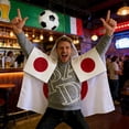 thumbnail image 4 of Football Fan Shawl Flag 2026 Usa Canada Mexico Multicolor 150X90Cm Polyester Cloak for Game Day Support, 4 of 7