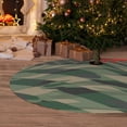 thumbnail image 2 of Cauagu 36" Christmas Tree Skirt Jungle Green Camo USA Flag Pattern Christmas Tree Decorations Tree Mat for Xmas Decorations Occasion Holiday Home Decor -36", 2 of 7