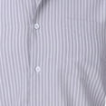 thumbnail image 6 of Men's French Cuff Dress Shirt Stripe Slim Fit Button Long Sleeve Shirt Business Casual Formal Shirts, 6 of 6