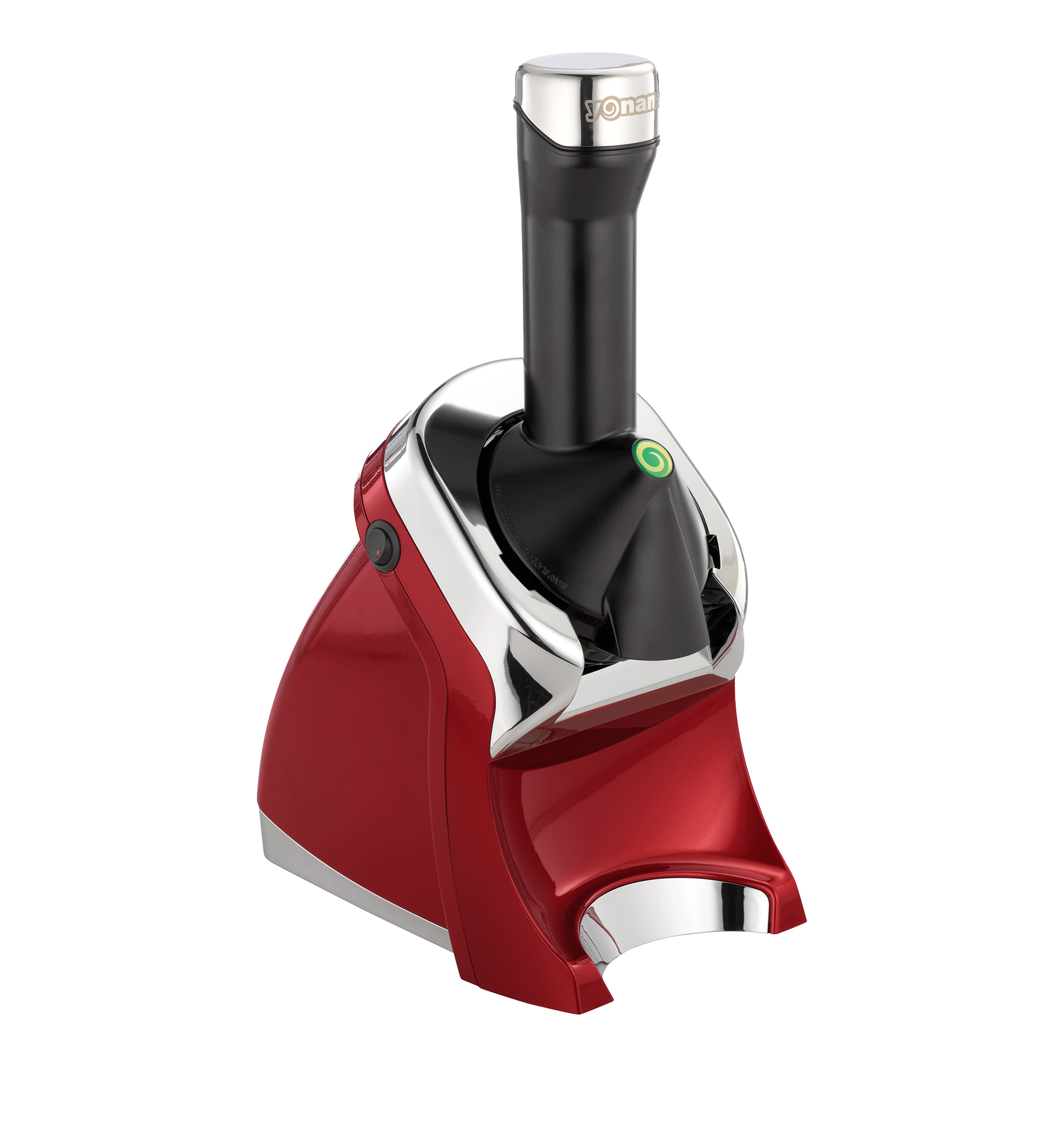 Yonanas Deluxe Red Non-Dairy Frozen Fruit Soft Serve Dessert Maker, Includes 75 Recipes, 200 Watts - image 3 of 10