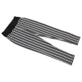 thumbnail image 4 of Pantalones de yoga Levantamiento de glúteos Leggings elásticos de cintura alta para mujer Blanco y negro para entrenamiento, 4 of 8