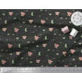 thumbnail image 2 of Soimoi Cotton Duck Fabric Leaves,Floral & Leafbird Floral Decor Fabric Printed Yard 56 Inch Wide, 2 of 3