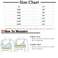 thumbnail image 3 of Ahuyic Summer Womens Bras,Plus Size Bras for Women,Women's Fixed Cup Front Button Bra Women's Plus Size No Steel Ring Bra Thin Cut Perforated Cup Breathable Bra, 3 of 4
