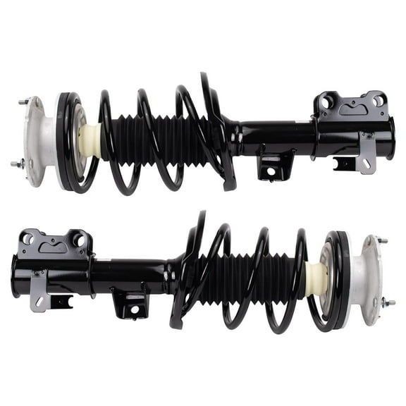 TRQ Front Strut & Coil Spring Assembly Set Driver & Passenger Sides Fits Select 13-19 Cadillac ATS