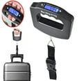 thumbnail image 2 of Flmtop 50KG Portable Luggage Scale LCD Display Battery Operated Handheld Aircraft Travel Suitcase Electronic Digital Weight Scale Weigher, 2 of 11
