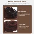 thumbnail image 2 of MasteelfCA 2 Pcs Faux Chignons Chignons Chignons Extensions de Cheveux Lisses, 2 of 8