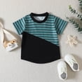 thumbnail image 5 of TOWED22 Toddler Boys Summer Outfit Funny Pattren Letter Short Sleeve T Shirt with Shorts 2 Peices Outfits(Black,2-3 Y), 5 of 9
