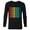 Black, variant on Disney Mickey Mouse Rainbow Icons - Long Sleeve T-Shirt for Men -Customized-White