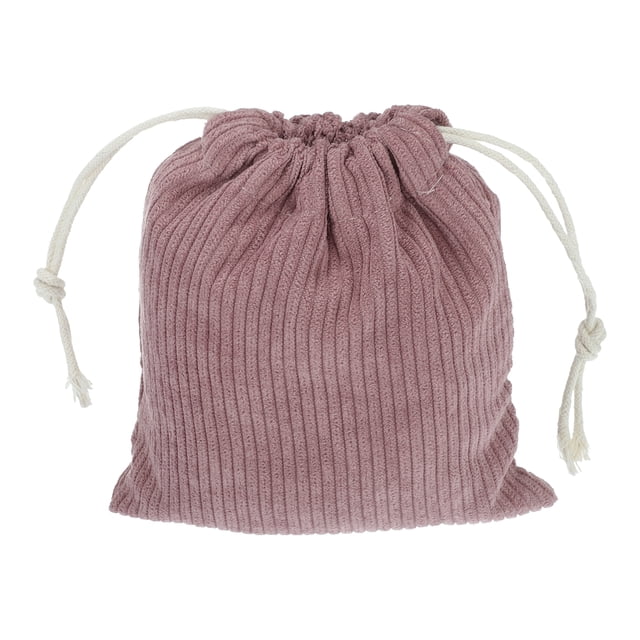 Ofertas Únicas 1pc Bolsa de Maquillaje Portátil con Cierre para Vacaciones, Viajes, Camping, Terciopelo Rosa Claro