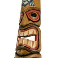thumbnail image 5 of Zeckos Hand Carved Wood Tiki Mask Ocean Animal Totem 40 inch Set of 3, 5 of 6