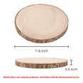 thumbnail image 2 of 8 láminas de madera sin terminar de Maputune para manualidades, 18 a 20 cm, 2 of 7