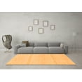 thumbnail image 3 of Ahgly Company Indoor Square Solid Orange Modern Area Rugs, 8' Square, 3 of 4