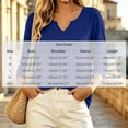 thumbnail image 4 of Loose Fit Long Sleeve T-Shirt for Women V-Neck Solid Color Basic Pullover Oversized Casual Everyday Fall Winter Top, 4 of 8