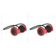thumbnail image 1 of Bearachild Mini 503 Auricular inalámbrico Mini Auricular deportivo Carga USB Compatible con Bluetooth 4.0 Auricular Auriculares Reproductor de música Mp3 Rojo 2piezas, 1 of 5