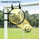 thumbnail image 4 of Red de fútbol portátil con zonas de puntuación destacadas para el entrenamiento de entrenamiento de precisión de disparos para la práctica de fútbol de mariscales de campo, 4 of 9