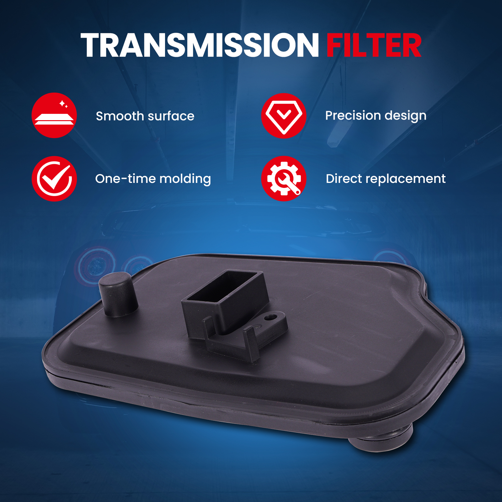 MOCA AUTOPARTS Automatic Transmission Filter Kit Fit for 2000-2016 Ford Focus 2.0L & 2010-2013 Ford Transit Connect 2.0L & 2006-2008 Mazda 5 2.3L