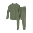 thumbnail image 4 of Wavsuf Sweatsuits 2pcs Sets Mens Jogger Set Long Motion Shirt Sweatshirt and Sweatpants Green Size 2XL, 4 of 6