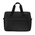 thumbnail image 3 of Mafoose Adult Male Plain City Briefcase Laptop Messenger Bag Shoulder Strap Black, 3 of 5