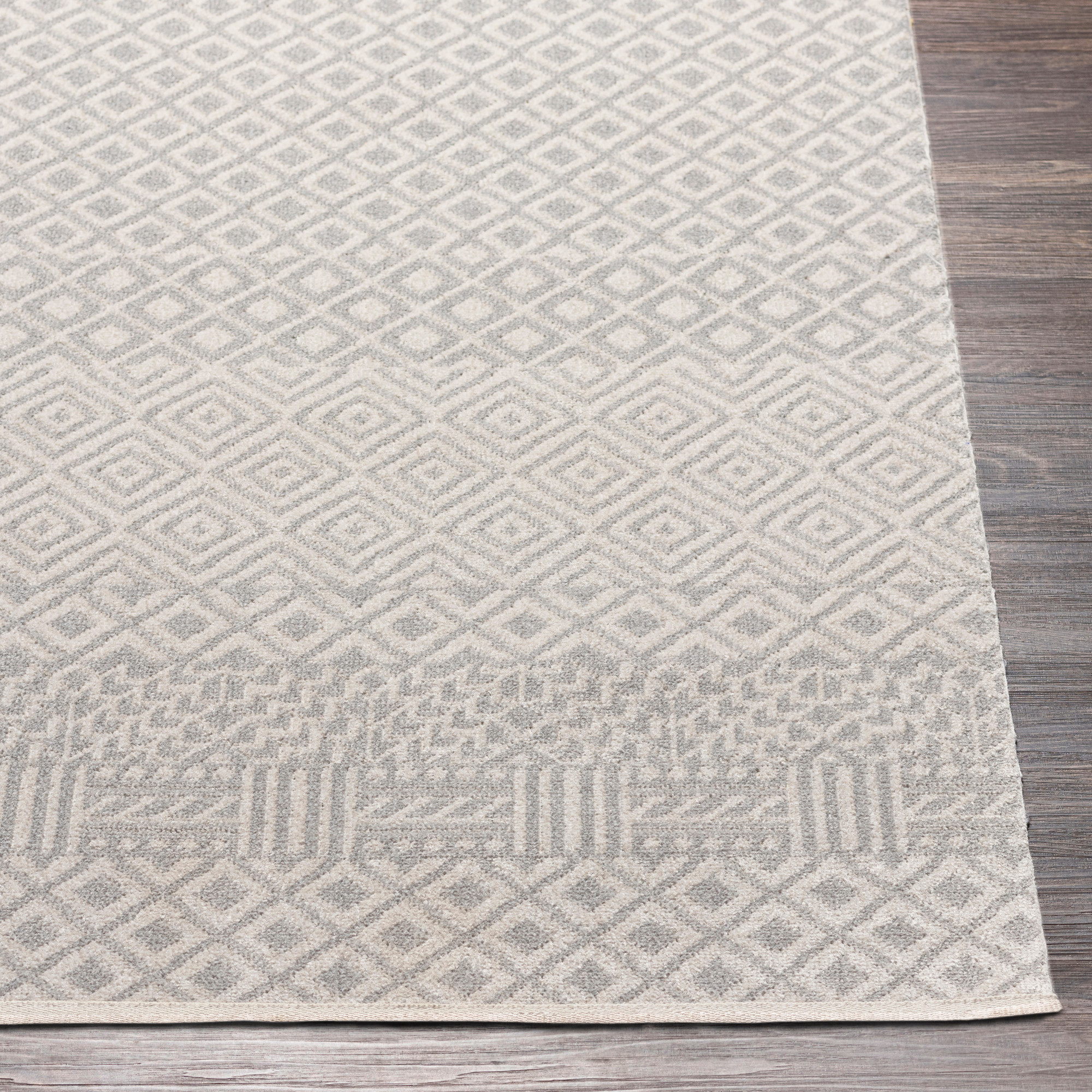 Artistic Weavers Lavadora Tribal Machine Washable Area Rug, Gray ,9'2" x 12'