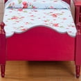 thumbnail image 5 of Grandest Birch Simulated Single Bed Exquisite Accessories Wooden 1/12 Scale Miniature Dollhouse Single Bed for Scene Props Miniatu, 5 of 8
