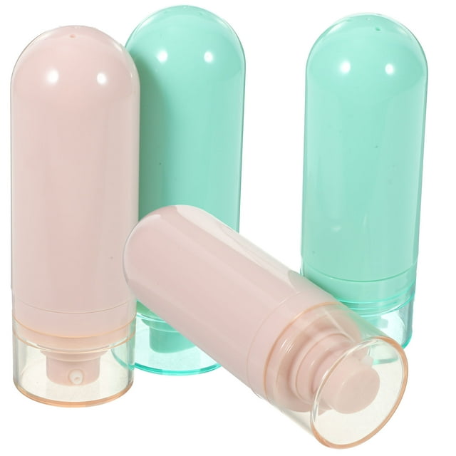 unbranded 4Ud Envases De Plástico Para Viaje Shampoo Y Loción Compactos Resistentes Y Sin