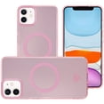 thumbnail image 2 of For Apple iPhone 11 (6.1") Hybrid Slim TPU IMD Fashion Premium Recycled Eco-Friendly Magnetic Circle Compatible with MagSafe Cover ,Xpm Phone Case [ Matte Rose Pink ], 2 of 9