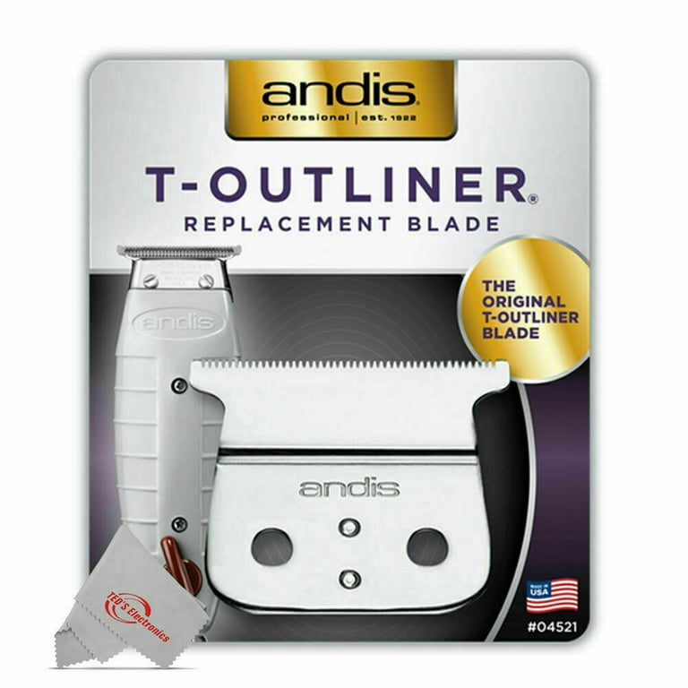 ANDIS T-OUTLINER 替刃 04521 2個セット Andis 2 Pack Close-Cutting T-Blade Replacement Shaver for T