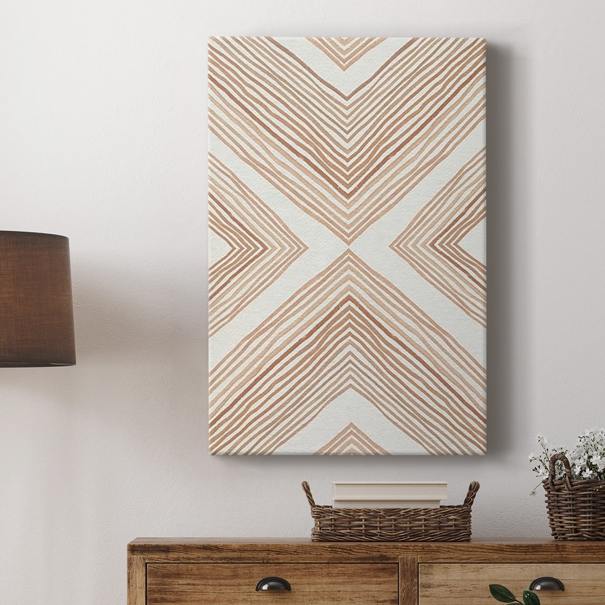 Diametric Clementine II Premium Gallery Wrapped Canvas - Ready to Hang